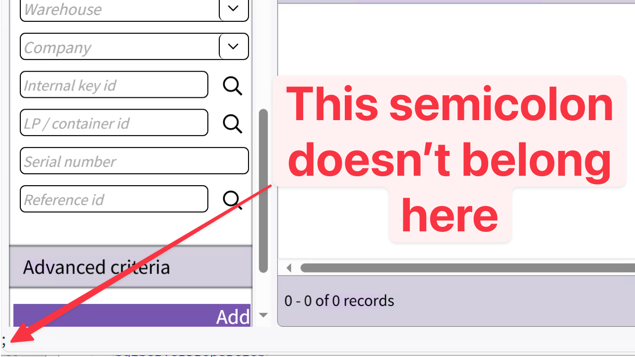 Removing the Rogue Semicolon in SCALE’s Web UI